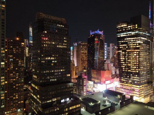 Skyline nocturno de Nueva York - Rascacielos de la Gran Manzana