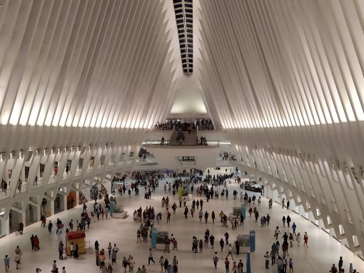 El Oculus - Estructura diseñada por Santiago Calatrava, incluida en el complejo del World Trade Center