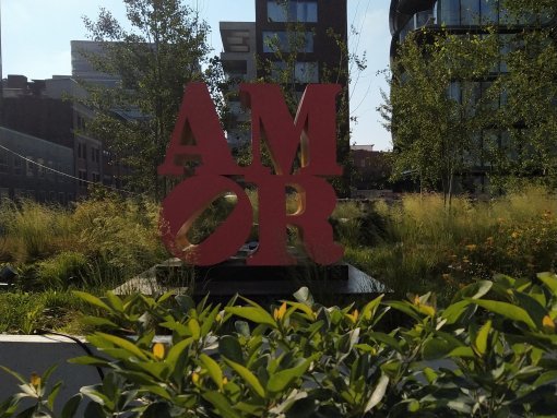 Escultura en Nueva York - AMOR