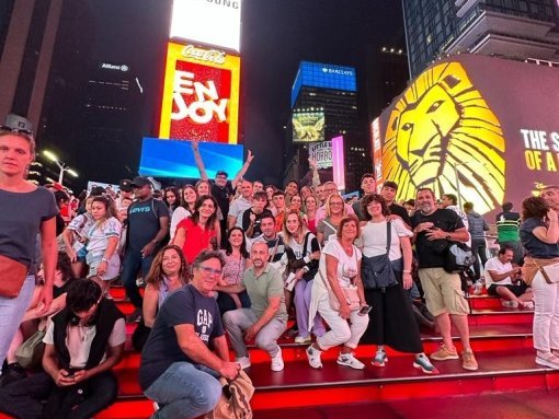 Viaje de agosto de 2023 con Te Llevo a Nueva York - Foto tomada durante el viaje del 20 al 27 de agosto de 2023 con nuestros viajeros de Te Llevo a Nueva York