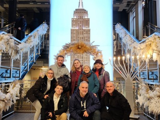 Viaje de diciembre de 2023 con Te Llevo a Nueva York - Foto tomada durante el viaje del 14 al 22 de diciembre de 2023 con nuestros viajeros de Te Llevo a Nueva York