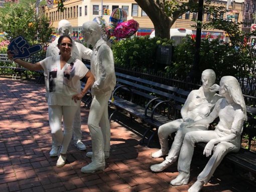 Monumento Nacional Stonewall - 4 estatuas en Christopher Park denominadas Liberación Gay del escultor George Segal