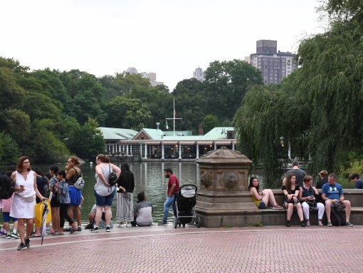 Lago en Central Park - Se pueden alquilar barquitas para dos personas