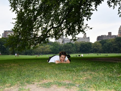 Central Park - Relajándose un momento en el parque