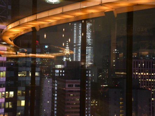 Vistas desde la habitación del hotel - Skyline de Nueva York con el edificio Chrysler al fondo