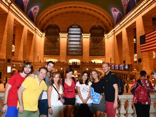 Grand Central Terminal - Uno de nuestros grupos en la mítica estación de trenes neoyorquina